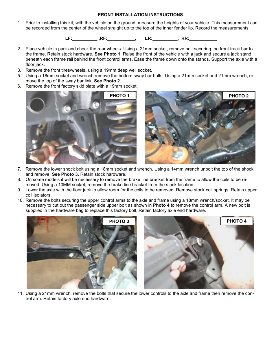 Rough Country 787.22 User Manual | Page 3 / 14