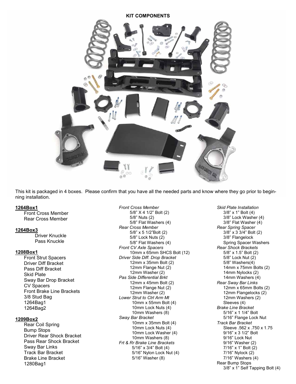 Rough Country 282 User Manual | Page 2 / 14