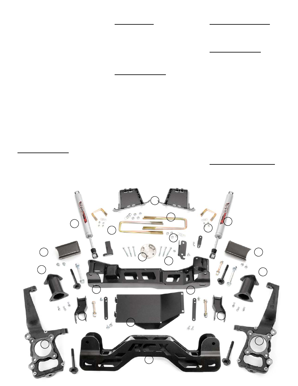 Rough Country 598S User Manual | Page 2 / 17