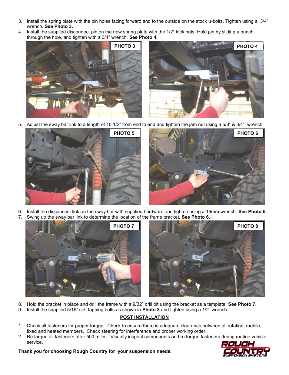 Rough Country 1109 User Manual | Page 2 / 2