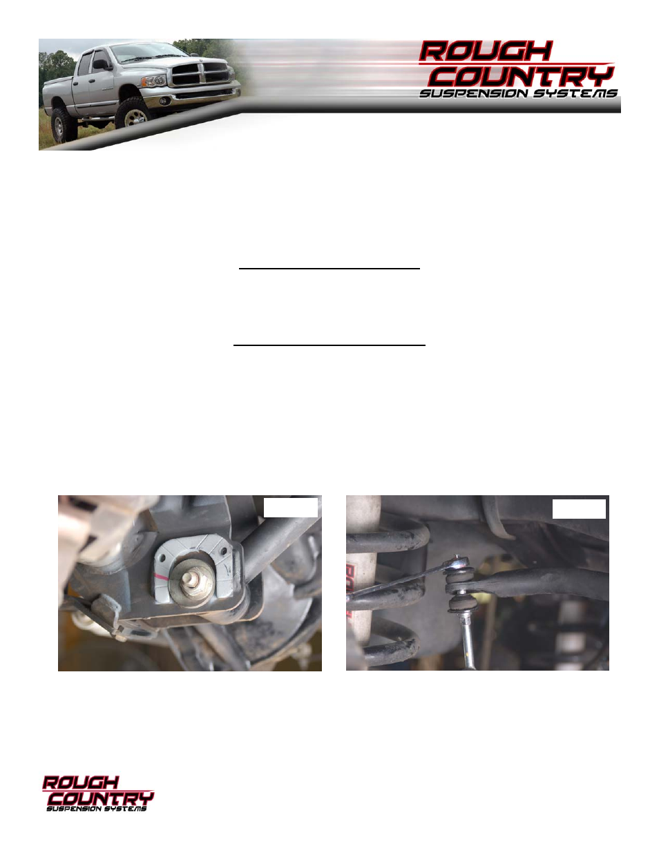 Rough Country 9219 User Manual | 2 pages