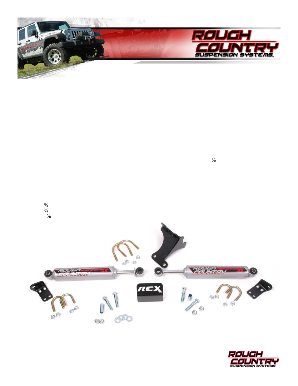 Rough Country 87349 User Manual | 2 pages