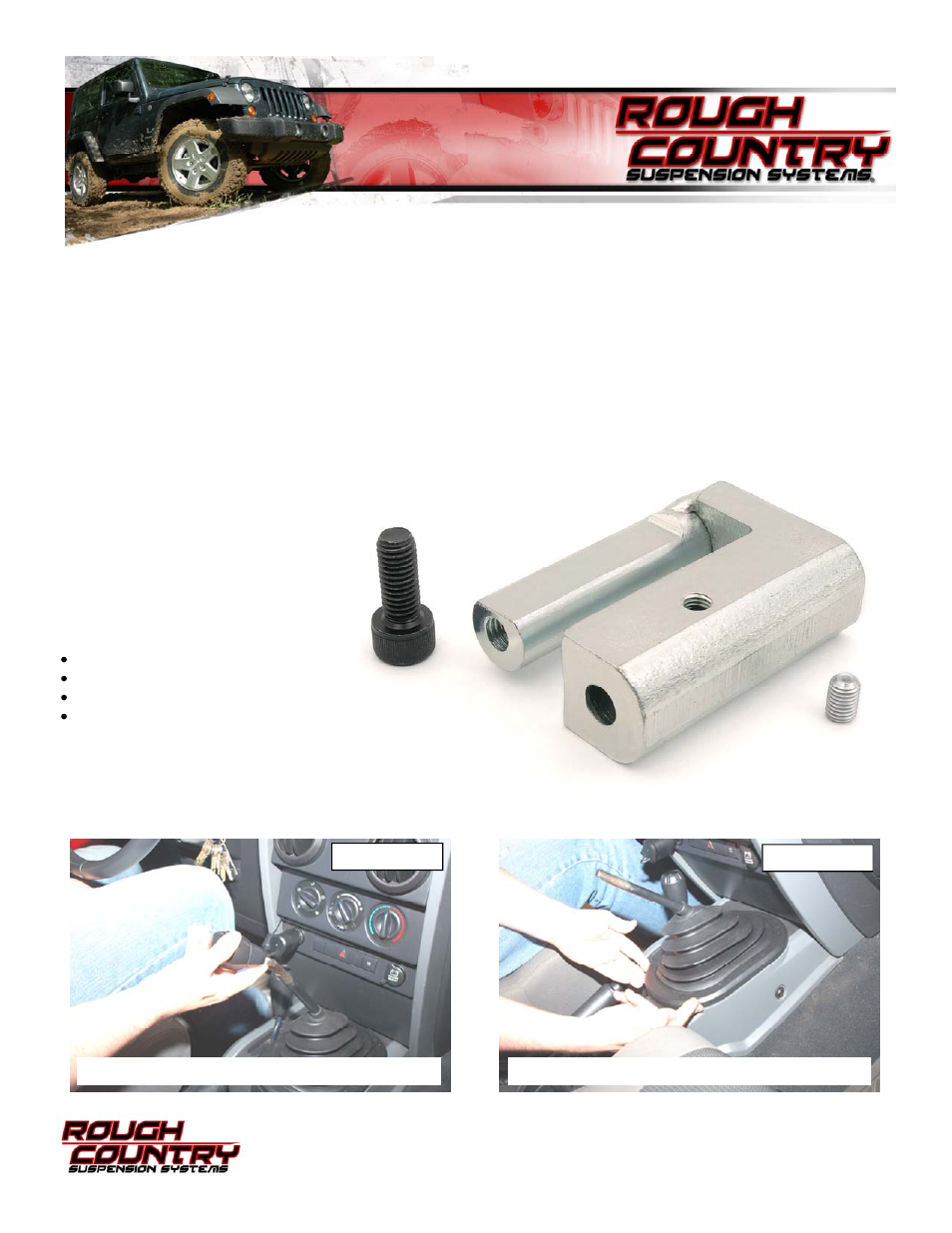 Rough Country RC602 User Manual | 2 pages