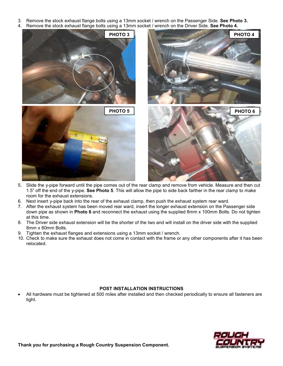 Rough Country 1030 User Manual | Page 2 / 2