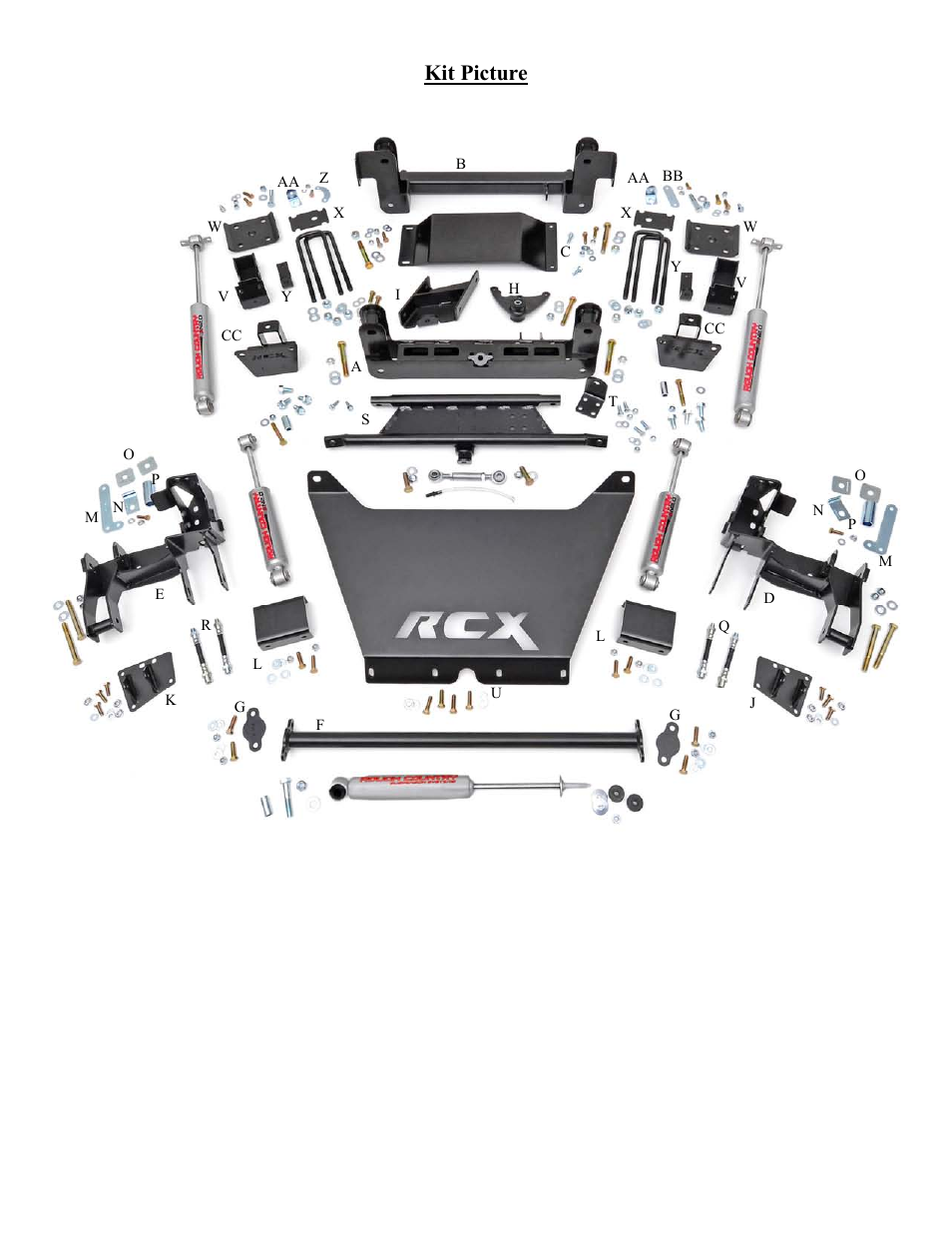 Kit picture | Rough Country 243.20 User Manual | Page 2 / 24