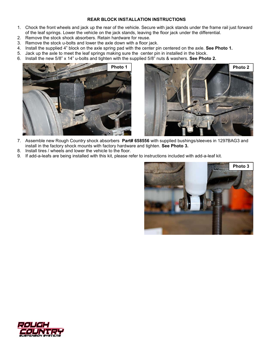 Rough Country 297N2 User Manual | Page 10 / 12