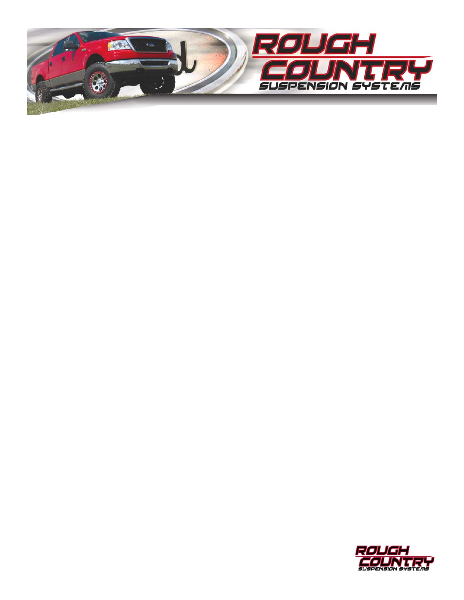 Rough Country 577.20 User Manual | 16 pages