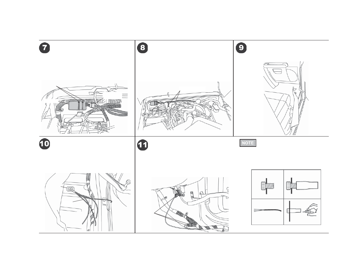 Powerboard, Installation instructions, Remove front door sill – passenger side | Install controller and wiring harness, Route wiring harness, Route trigger wires – passenger side, Connect trigger wires – passenger side | Rough Country 75122-15 User Manual | Page 4 / 7