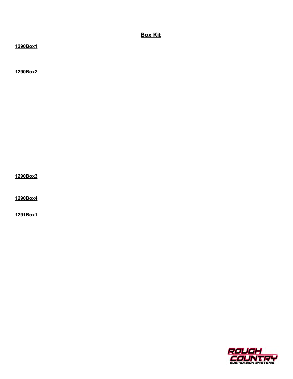 Rough Country 291.20 User Manual | Page 3 / 20
