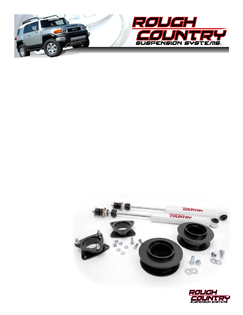Rough Country 765.20 User Manual | 4 pages
