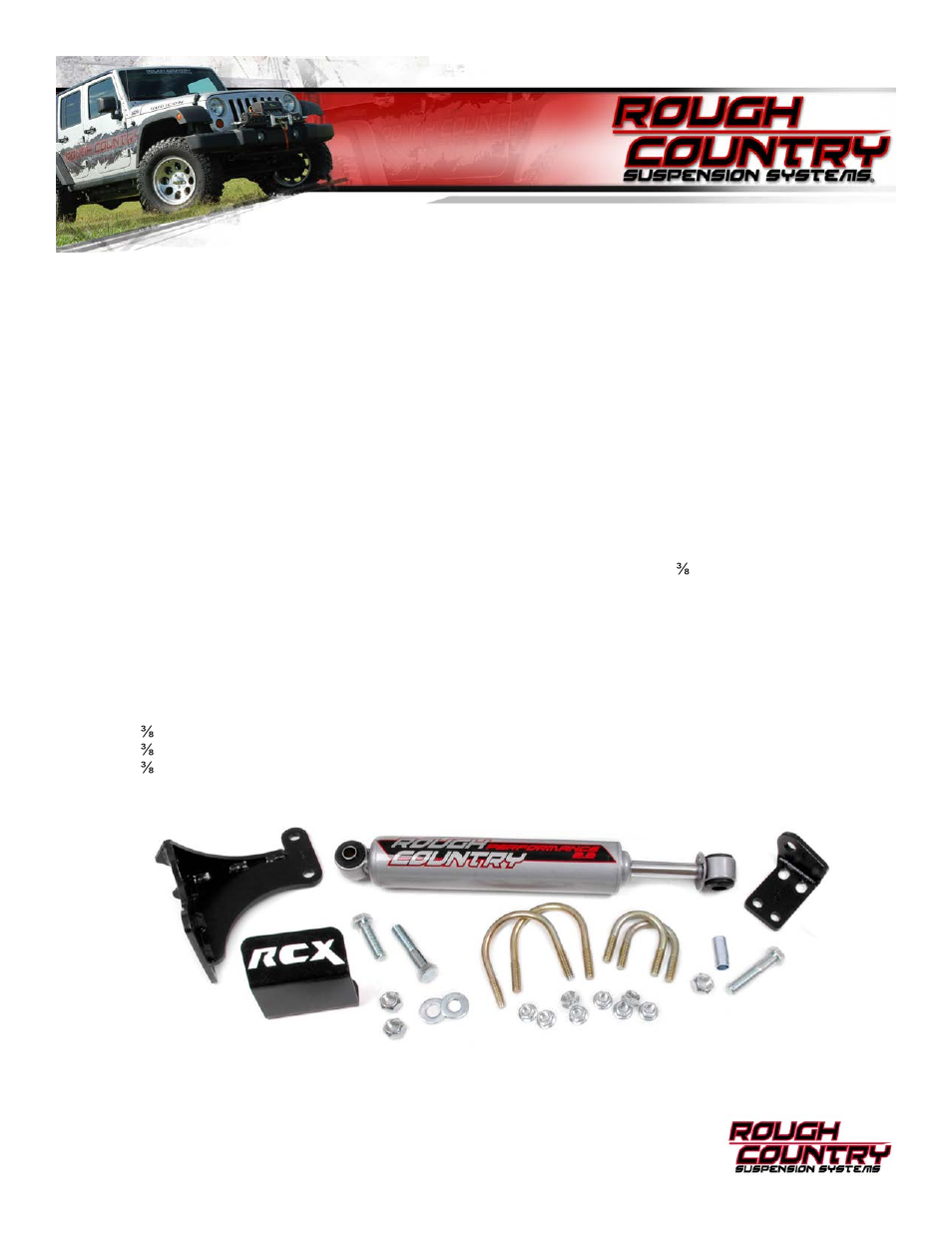 Rough Country 87319 User Manual | 2 pages