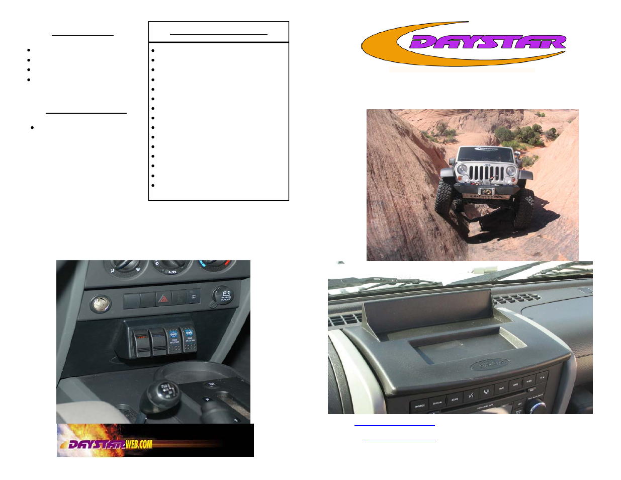 Daystar KJ71020CAMO User Manual | 4 pages