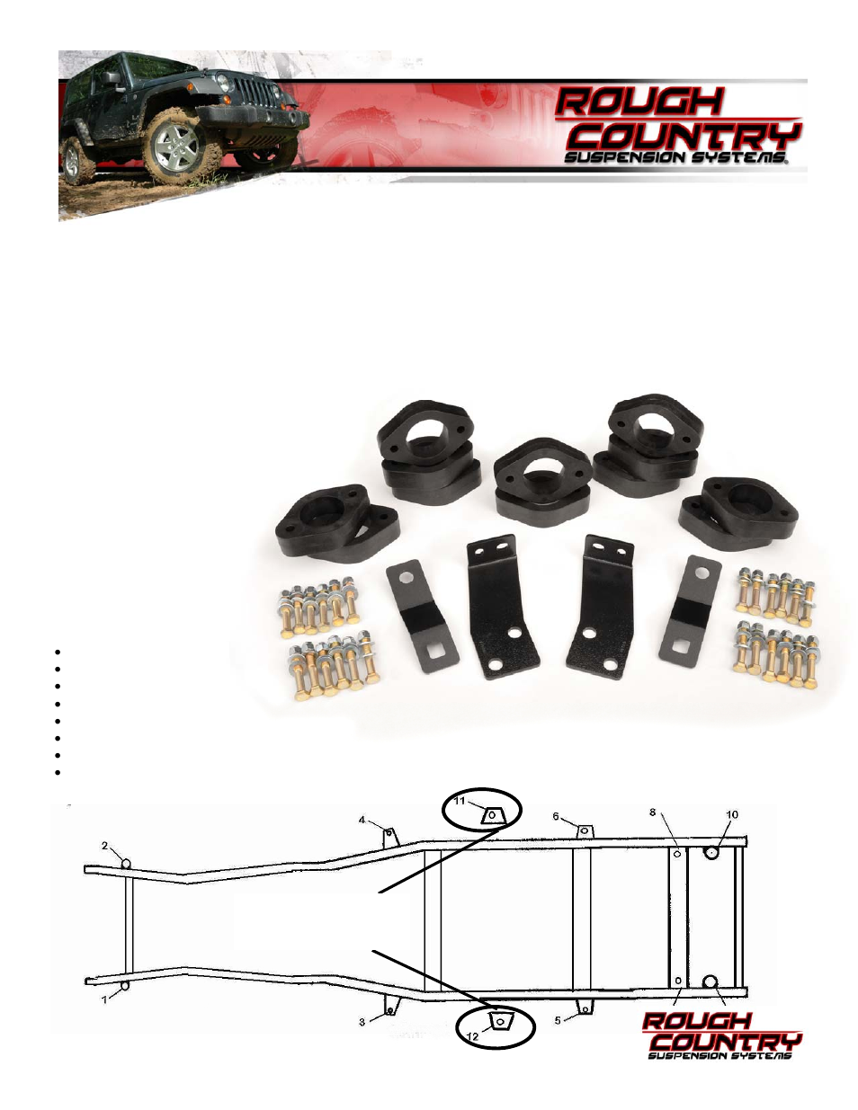 Rough Country RC601 User Manual | 4 pages