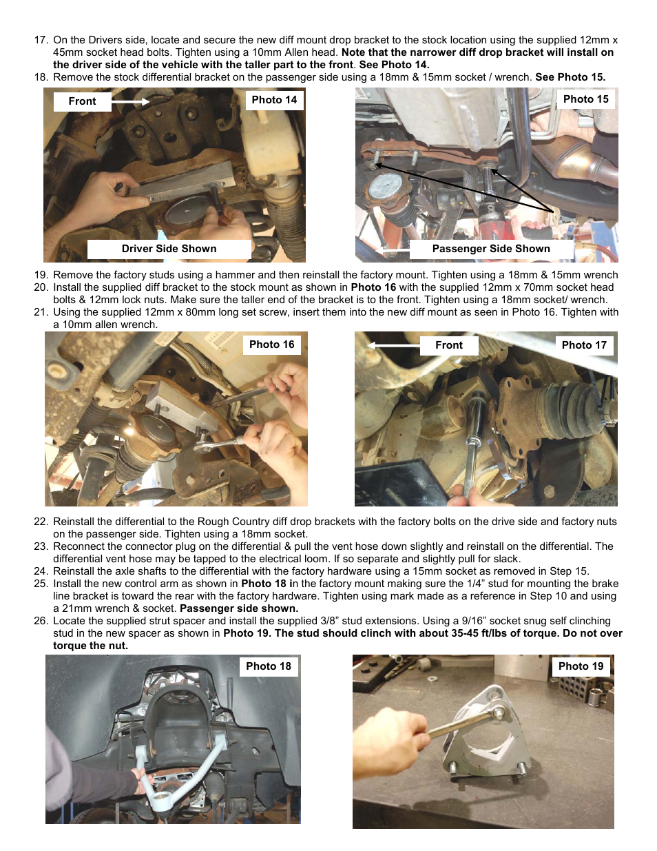Rough Country 257.20 User Manual | Page 4 / 20