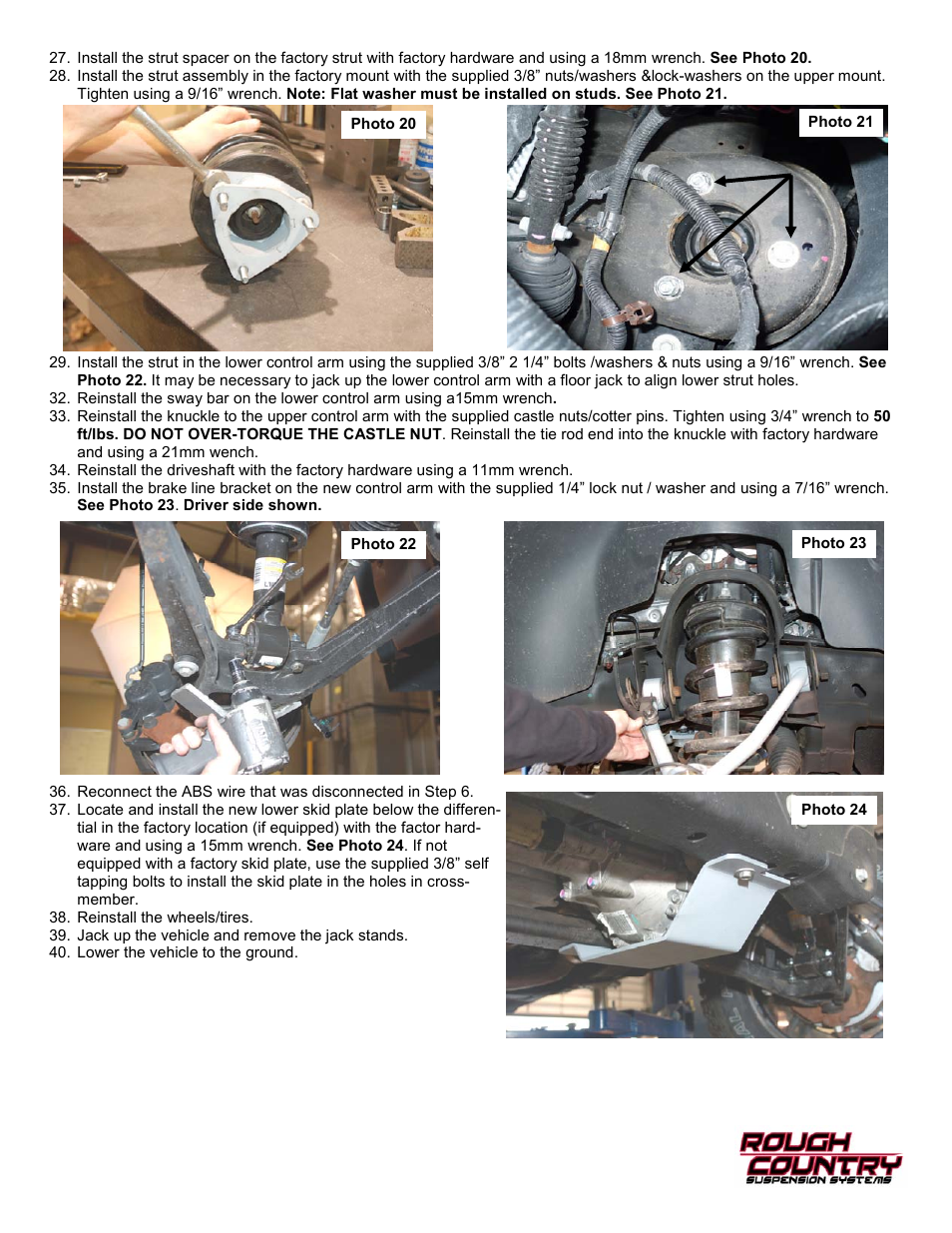 Rough Country 257.20 User Manual | Page 5 / 20