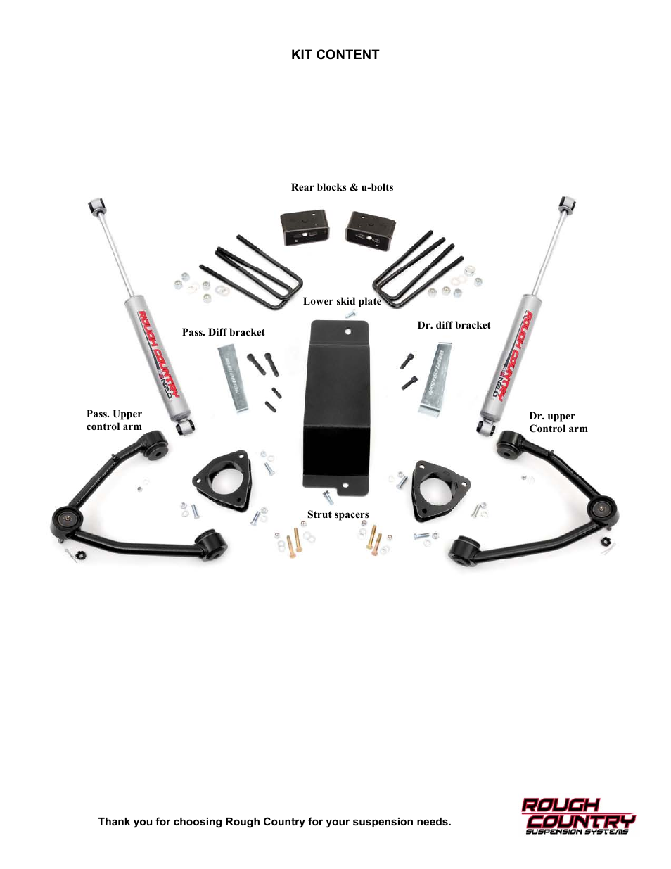 Rough Country 257.20 User Manual | Page 8 / 20