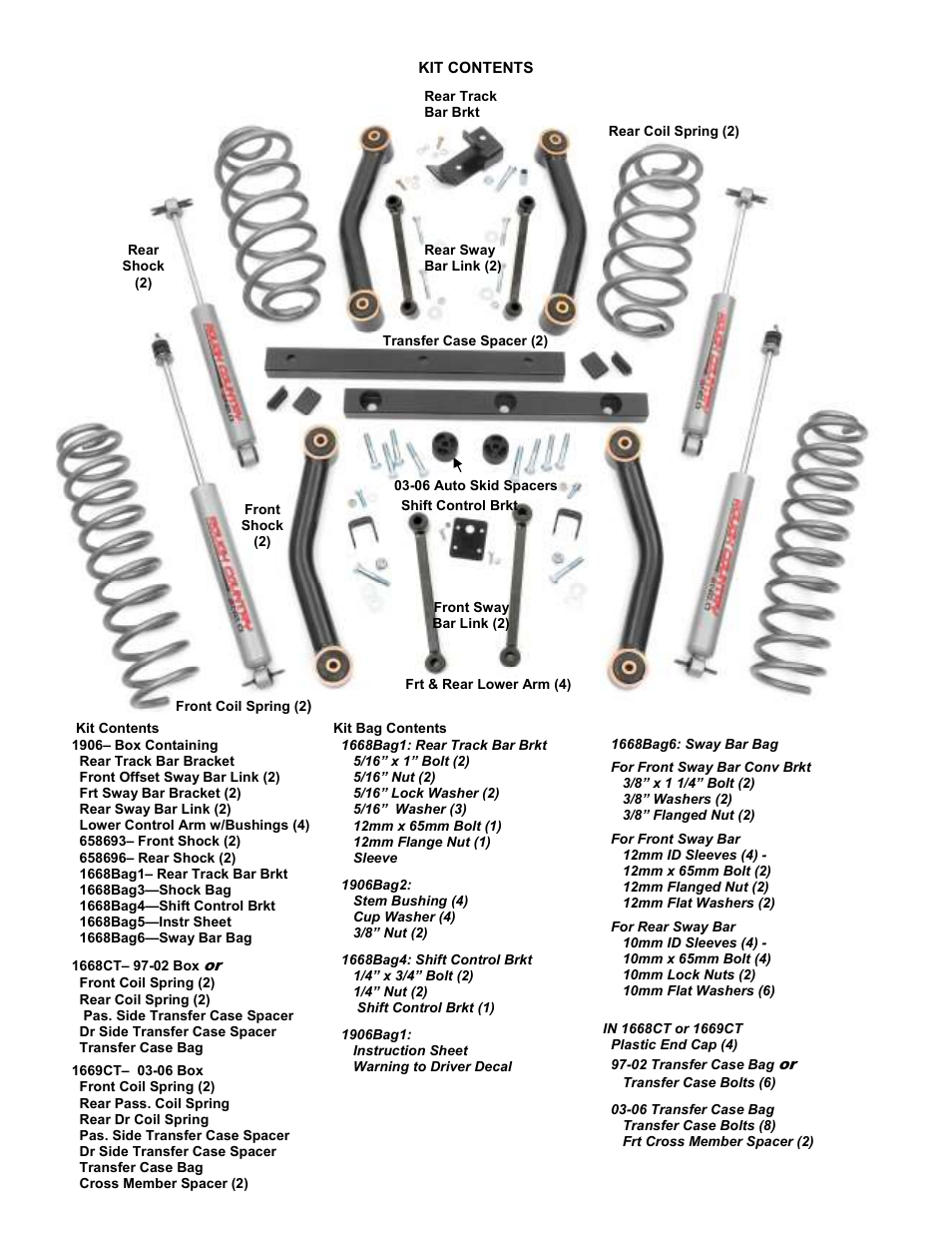 Rough Country 907S User Manual | Page 2 / 12