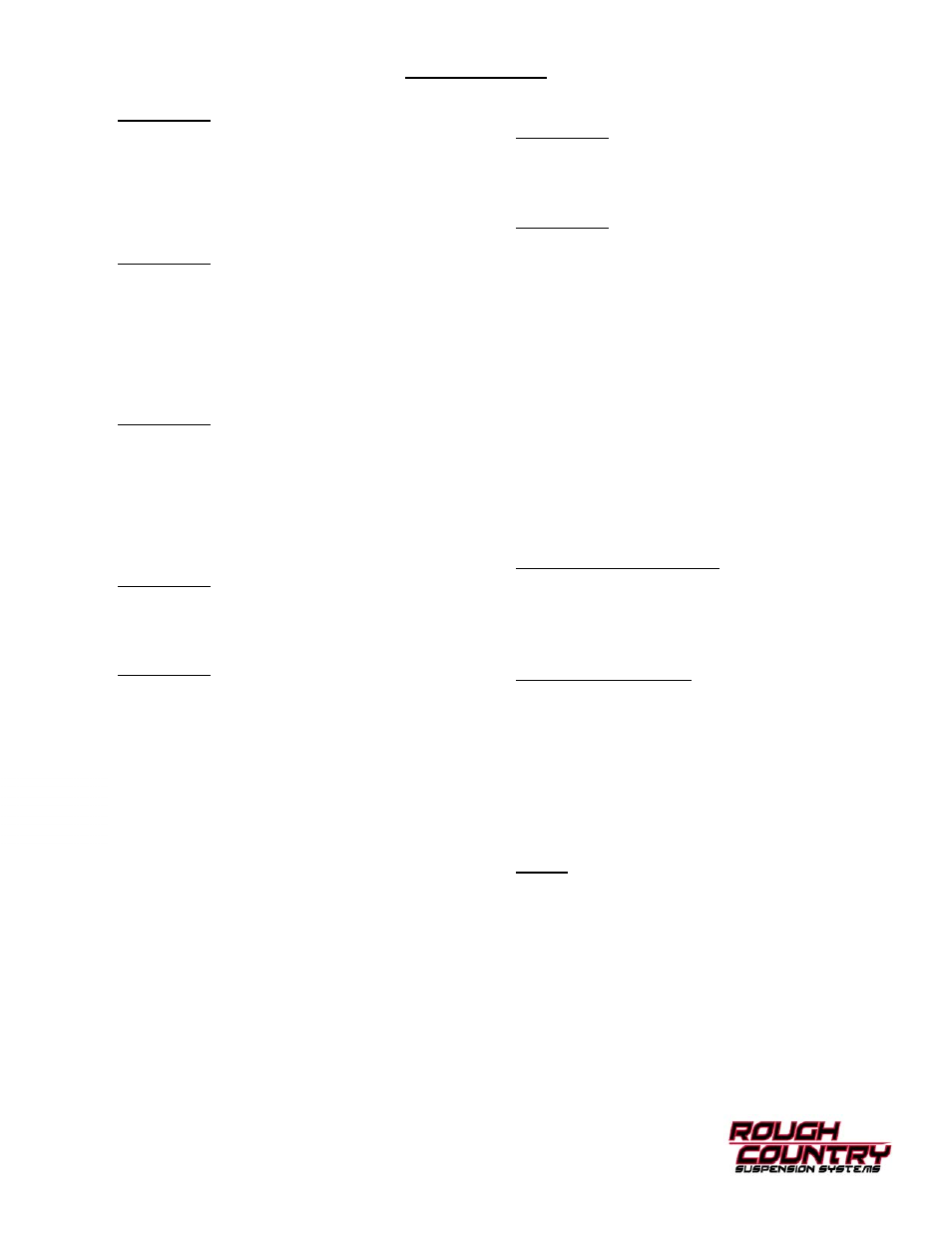 Rough Country PERF905 User Manual | Page 3 / 16