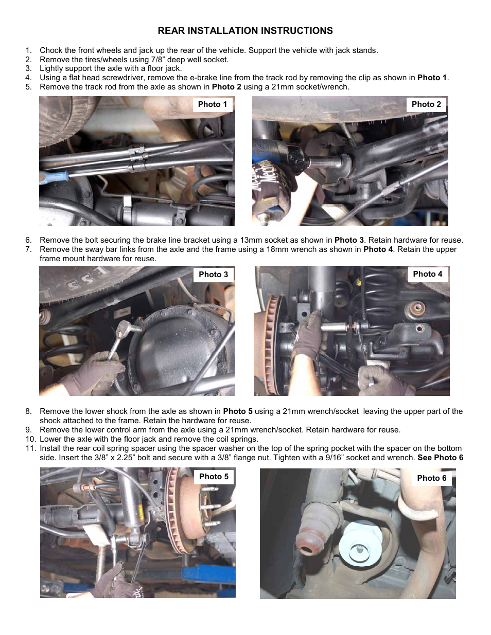 Rough Country 287 User Manual | Page 11 / 14