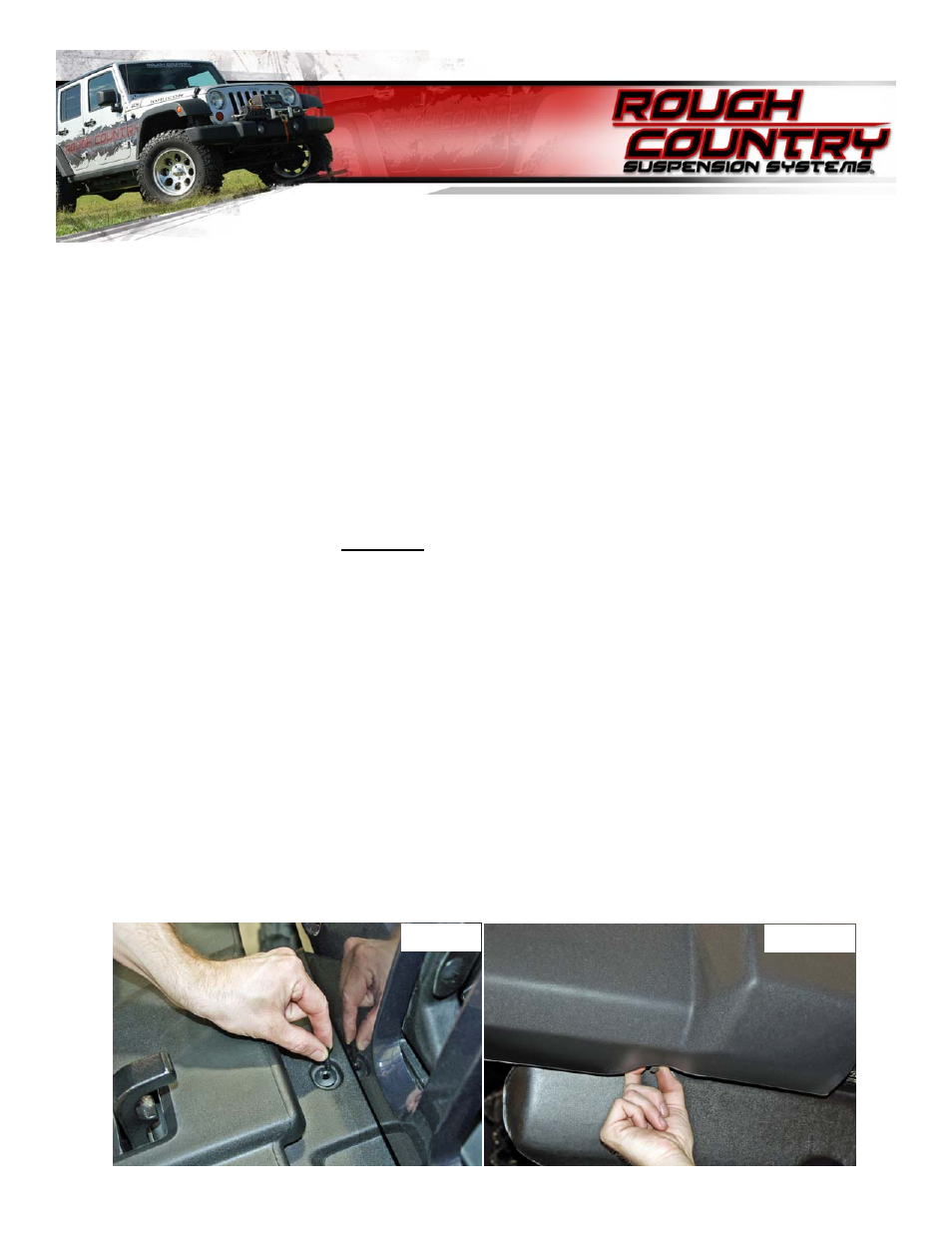 Rough Country 1173 User Manual | 4 pages