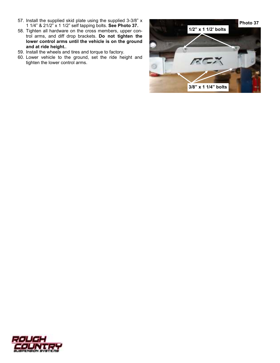 Rough Country 477.20 User Manual | Page 10 / 12