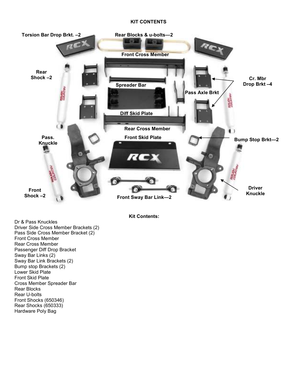 Rough Country 477.20 User Manual | Page 2 / 12