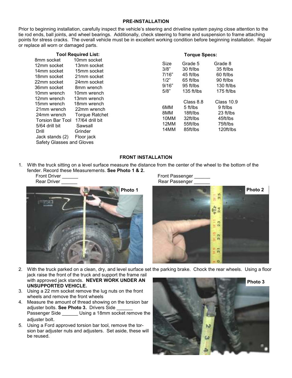 Rough Country 477.20 User Manual | Page 3 / 12