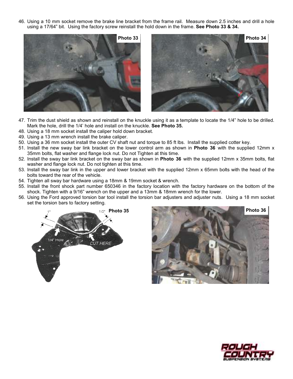 Rough Country 477.20 User Manual | Page 9 / 12