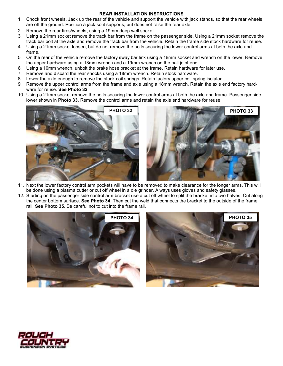 Rough Country 783.22 User Manual | Page 9 / 16