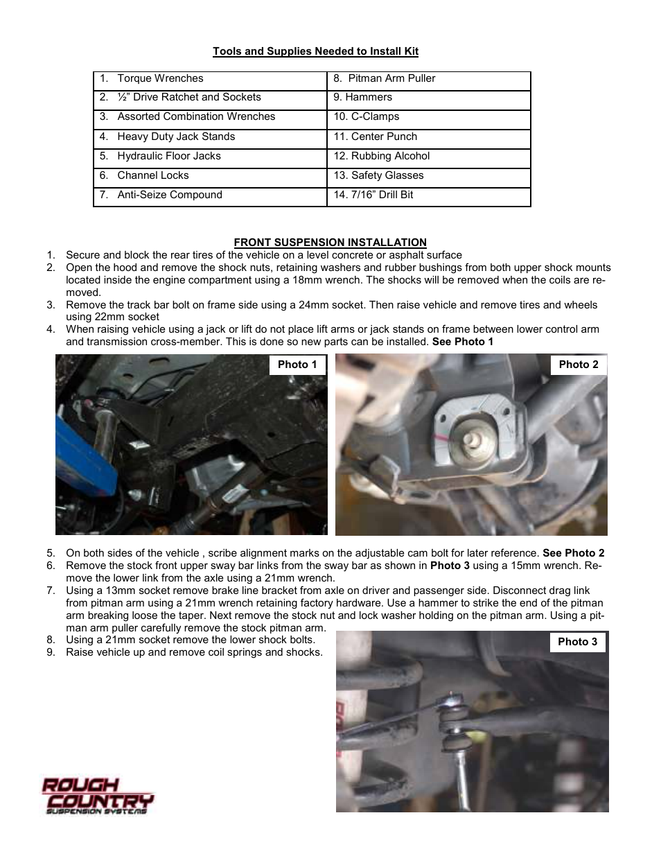 Rough Country 394.23 User Manual | Page 2 / 6