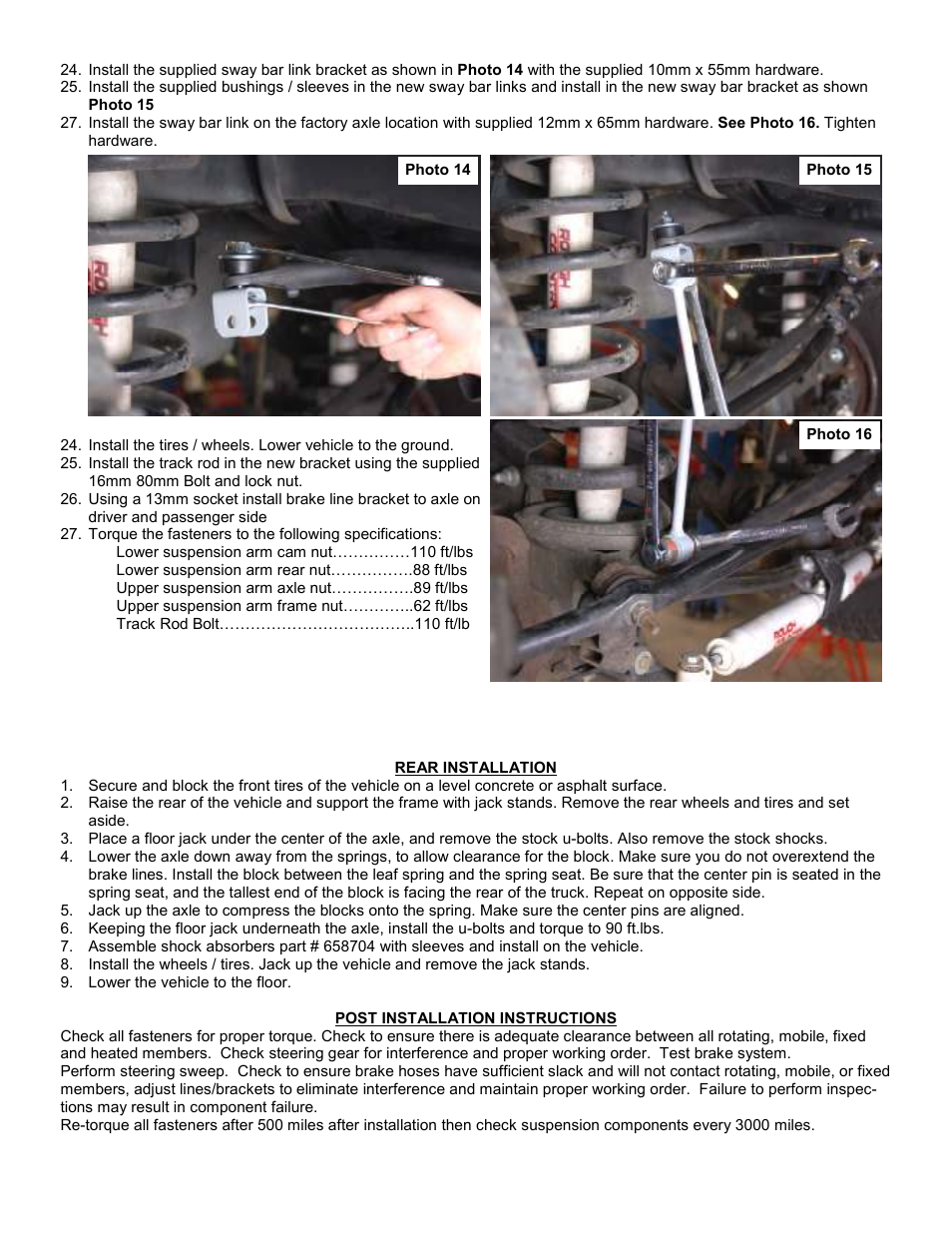 Rough Country 394.23 User Manual | Page 5 / 6