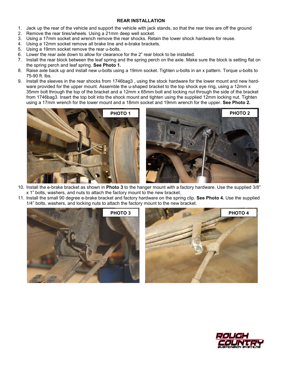 Rough Country 746.20 User Manual | Page 10 / 12