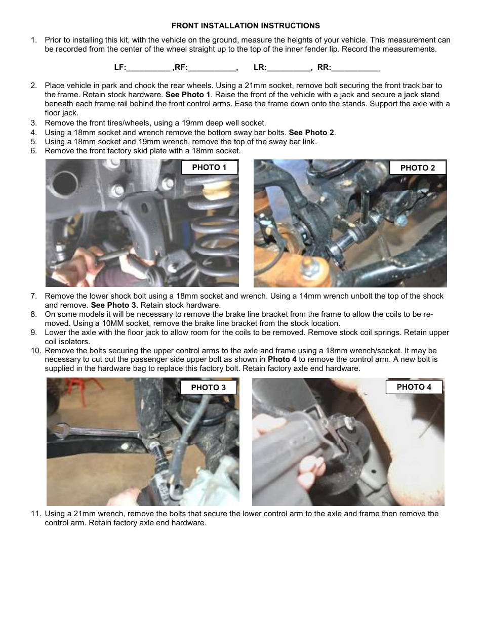 Rough Country 785.22 User Manual | Page 3 / 18