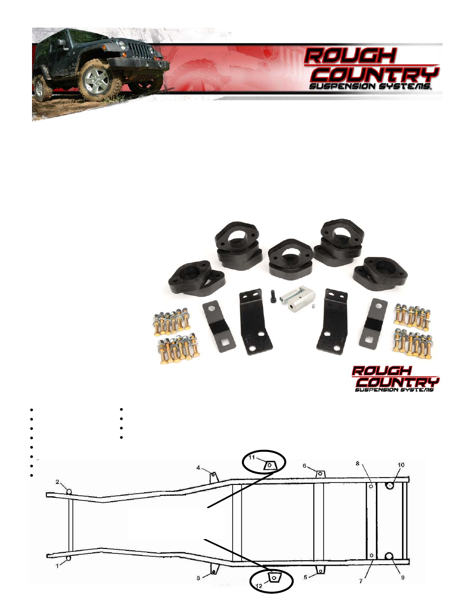 Rough Country RC604 User Manual | 6 pages