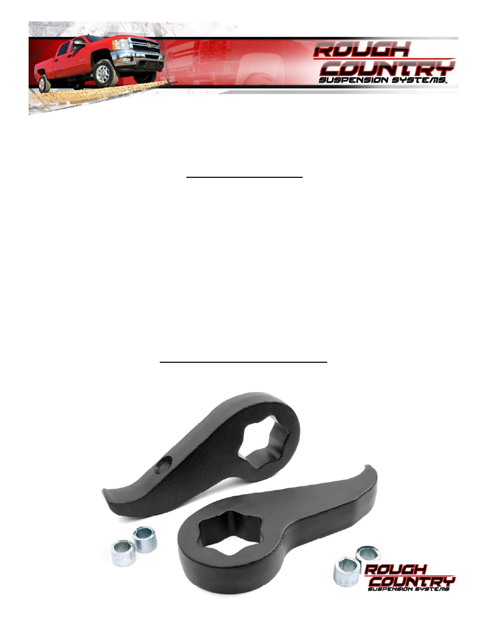 Rough Country 9593 User Manual | 2 pages