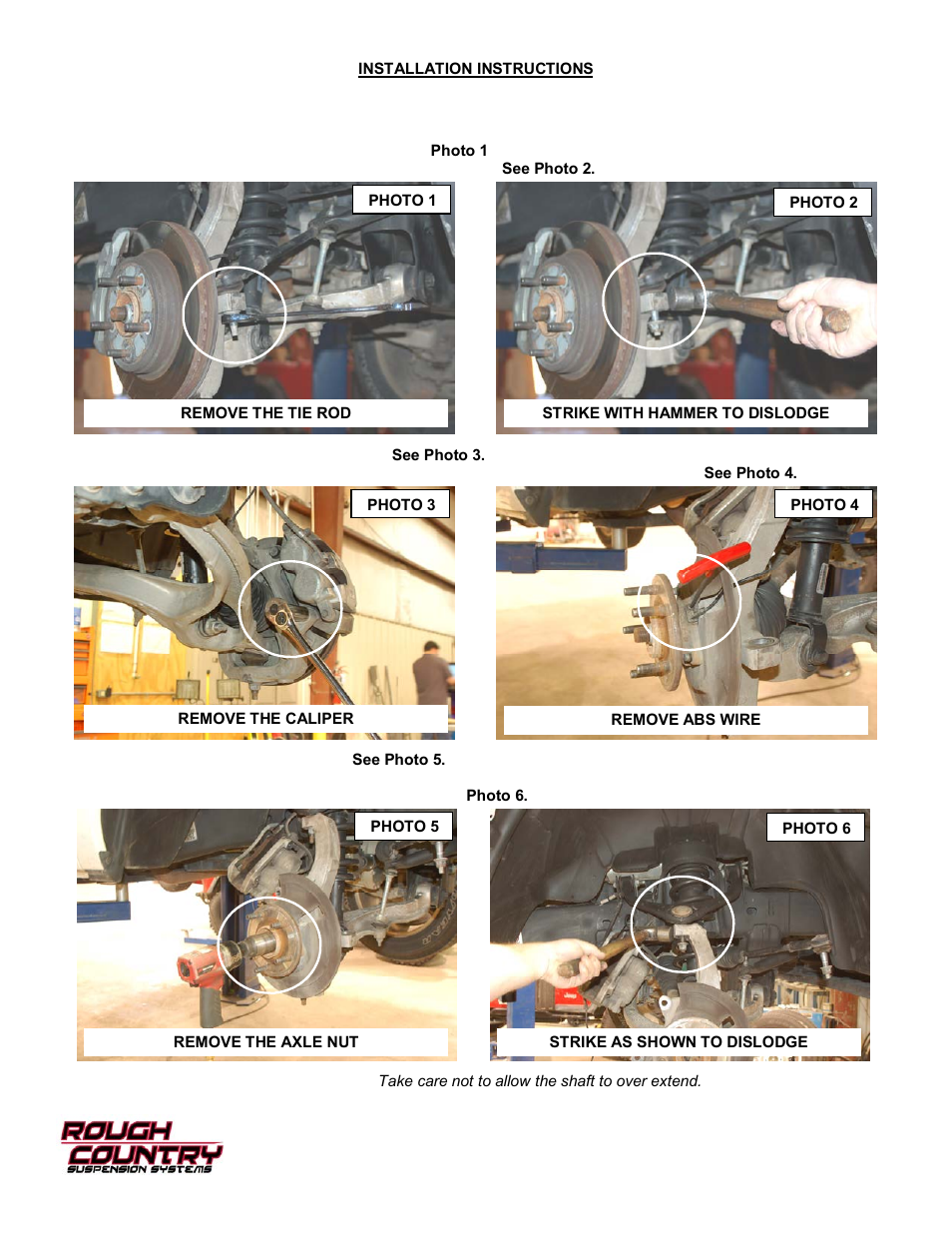 Rough Country 323S User Manual | Page 4 / 20