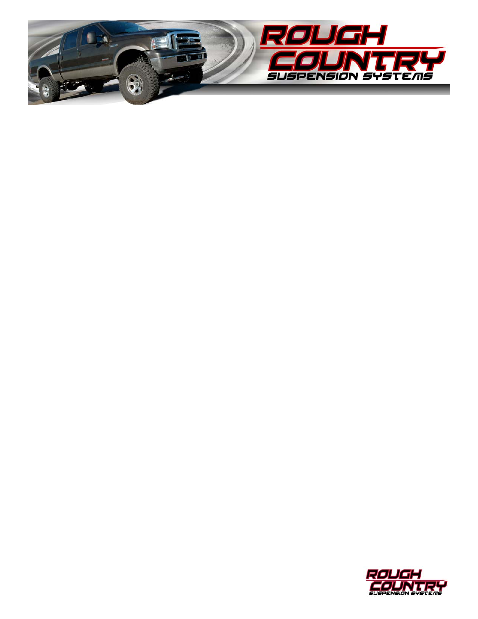 Rough Country 591.20 User Manual | 8 pages