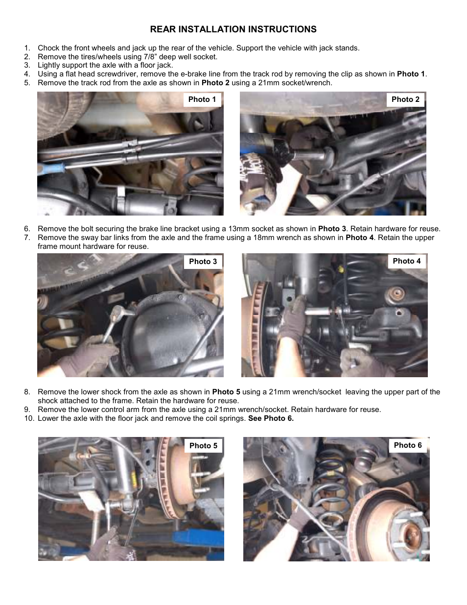 Rough Country 209 User Manual | Page 11 / 14