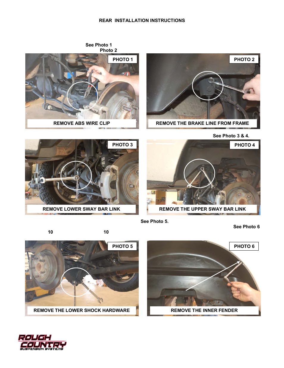 Rough Country 329S User Manual | Page 13 / 20