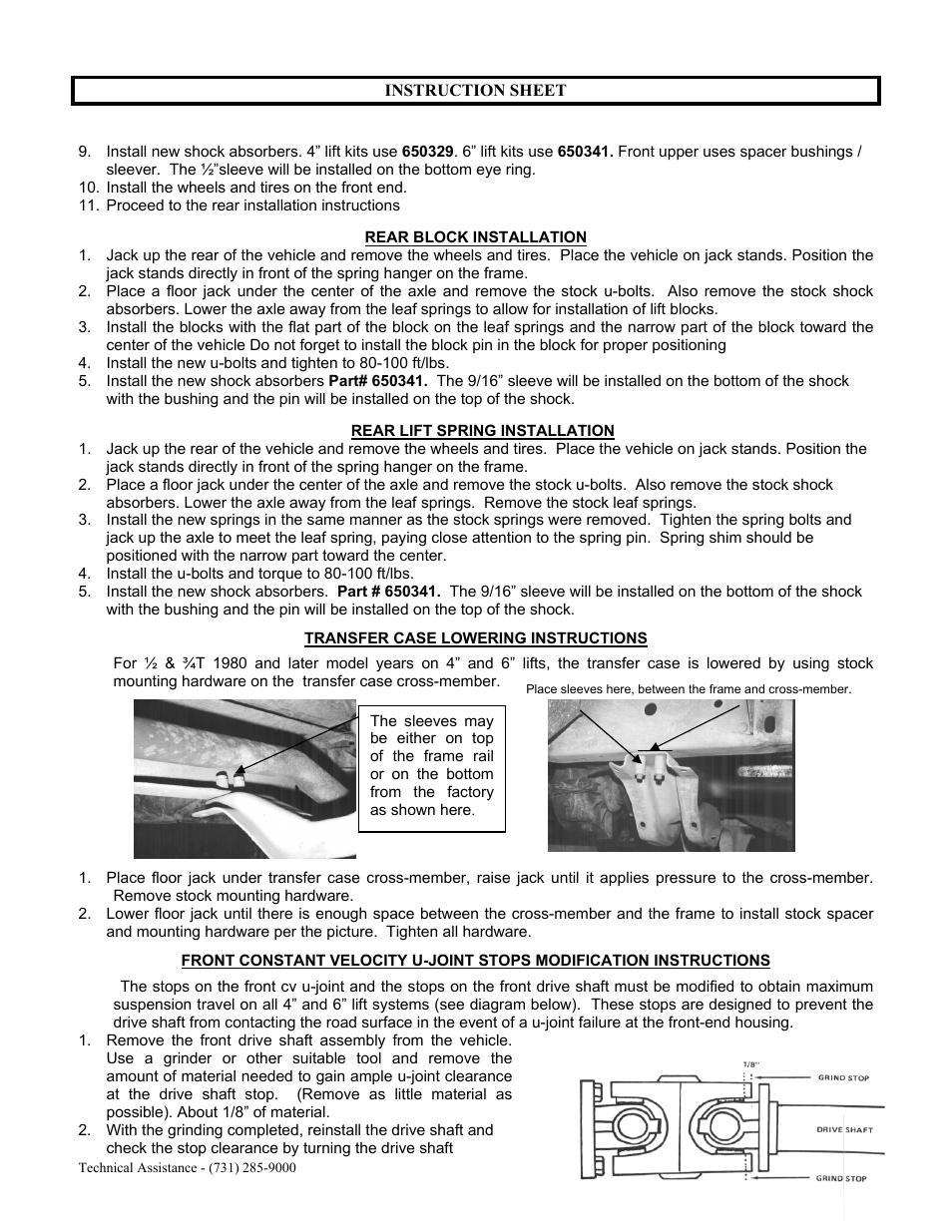 Rough Country 256.20 User Manual | Page 2 / 4