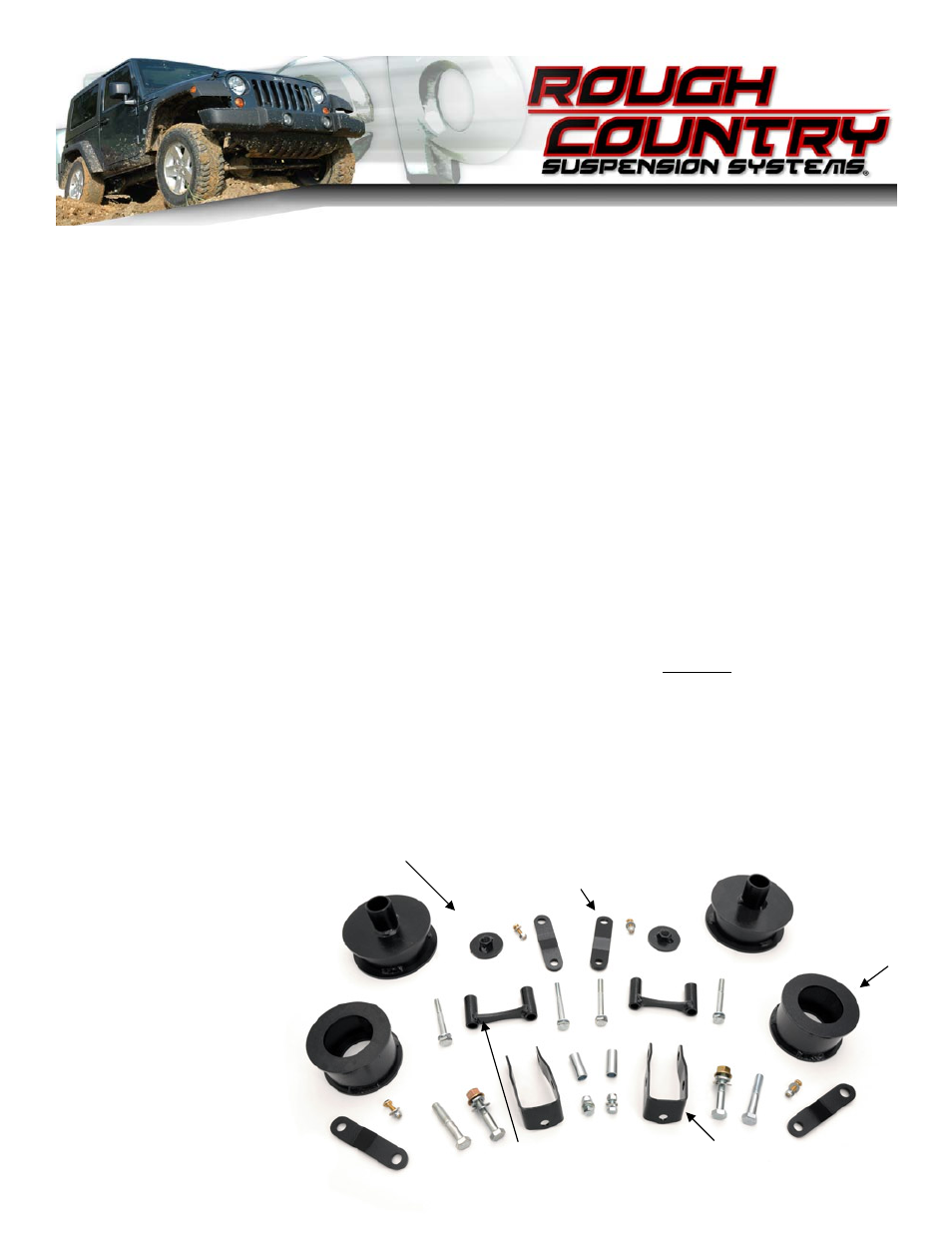Rough Country 637 User Manual | 4 pages
