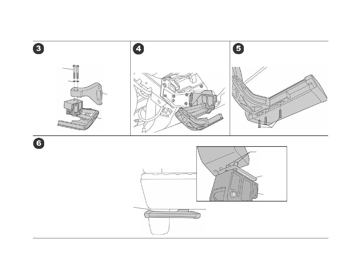 Trekstep™ – installation instructions, Assemble linkage to mounting bracket, Install step | Install linkage assembly adjust step | Rough Country 75304-15 User Manual | Page 3 / 4