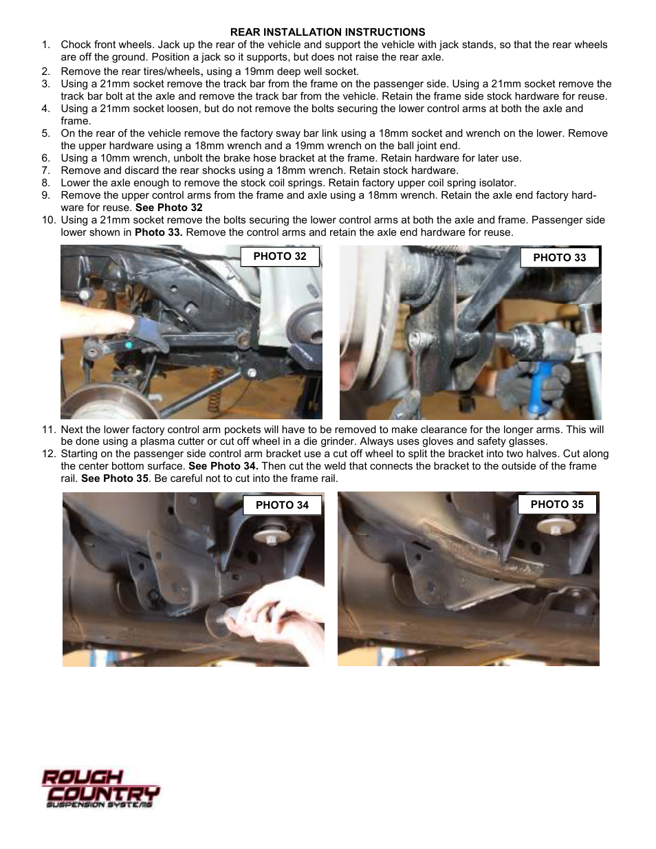 Rough Country 781 User Manual | Page 9 / 16