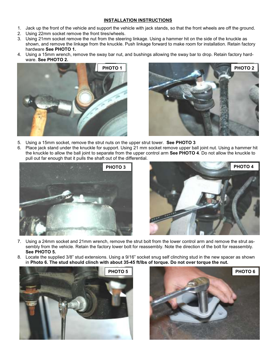 Rough Country 352 User Manual | Page 2 / 12