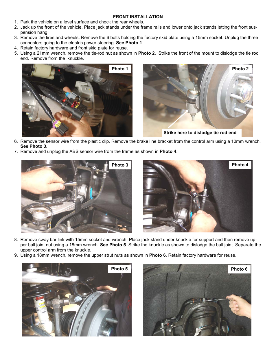 Rough Country 294.20 User Manual | Page 10 / 28