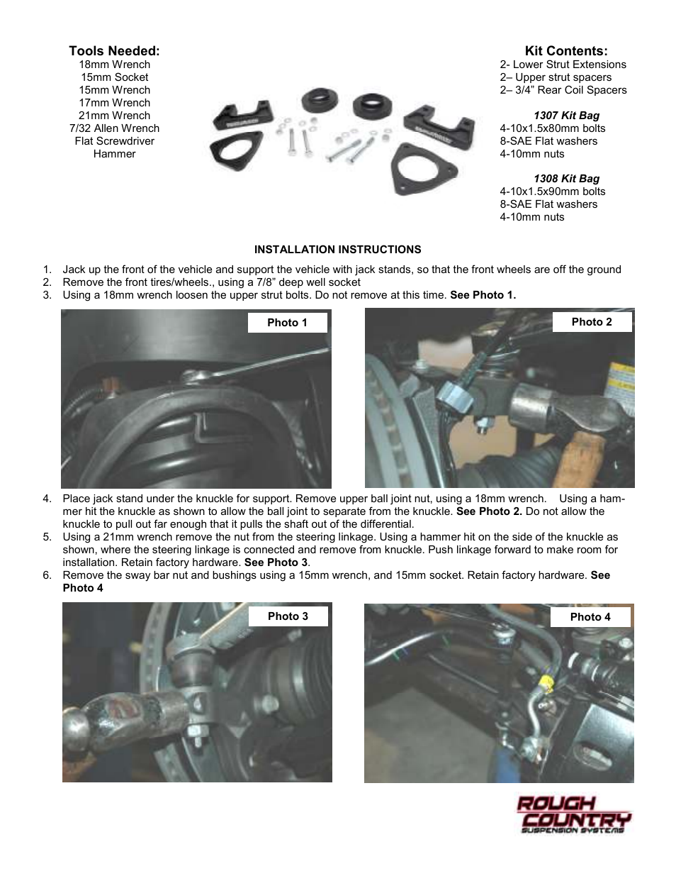 Rough Country 207 User Manual | Page 2 / 4