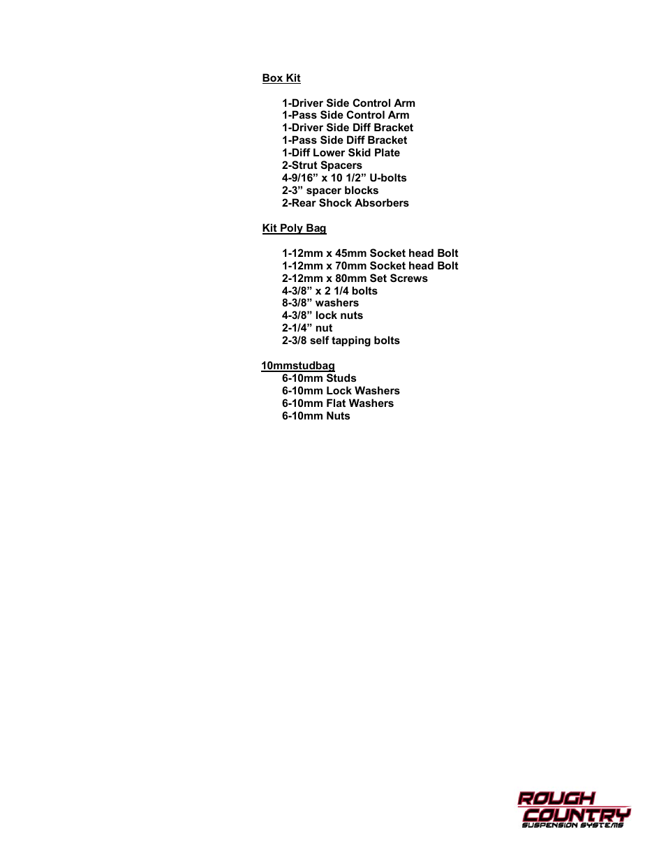 Rough Country 277.20 User Manual | Page 7 / 8
