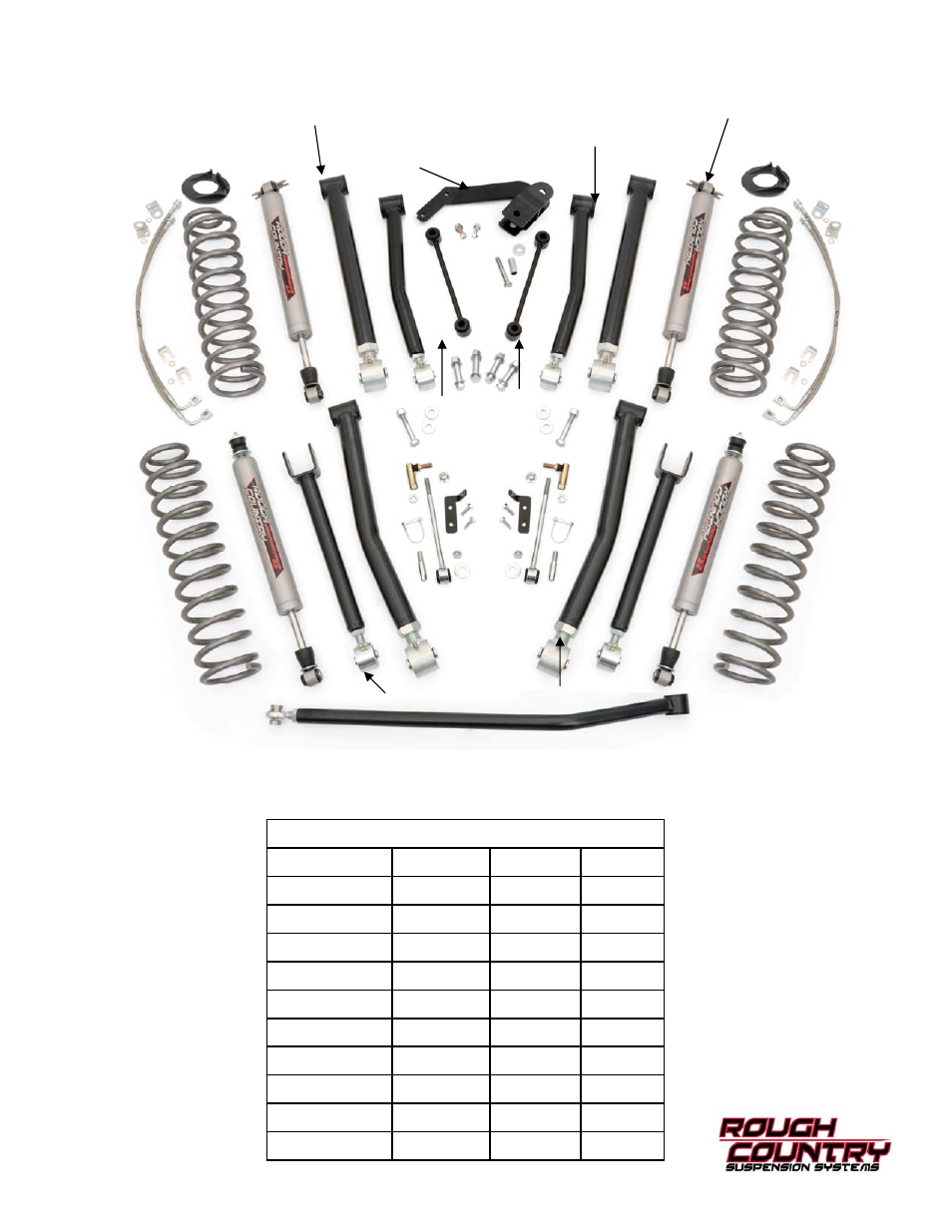 Rough Country 674X User Manual | Page 3 / 11