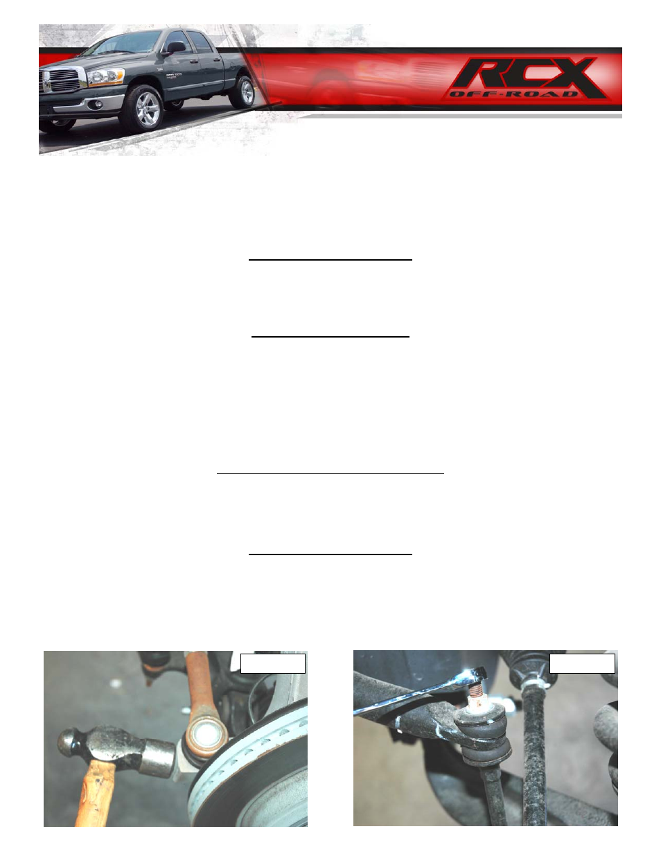 Rough Country 395 User Manual | 4 pages