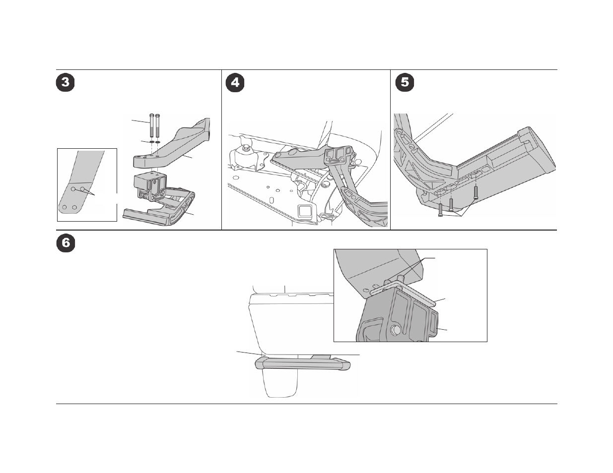 Trekstep™ – installation instructions, Assemble linkage to mounting bracket, Install step | Install linkage assembly adjust step | Rough Country 75303-15 User Manual | Page 3 / 4